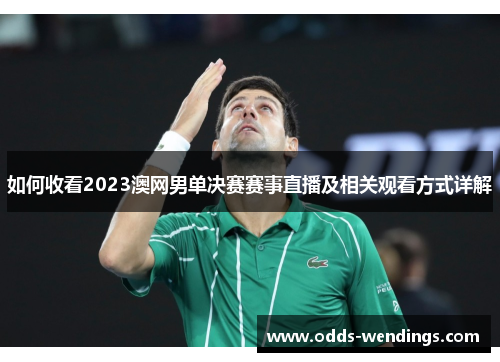 如何收看2023澳网男单决赛赛事直播及相关观看方式详解