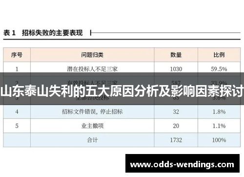 山东泰山失利的五大原因分析及影响因素探讨